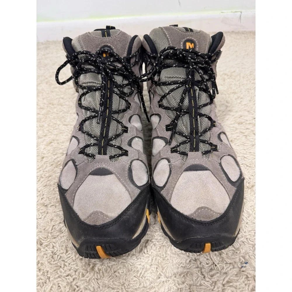 MERRELL Refuge Core Brindle Black Mid Performance Waterproof Boots Men's 14 Hike